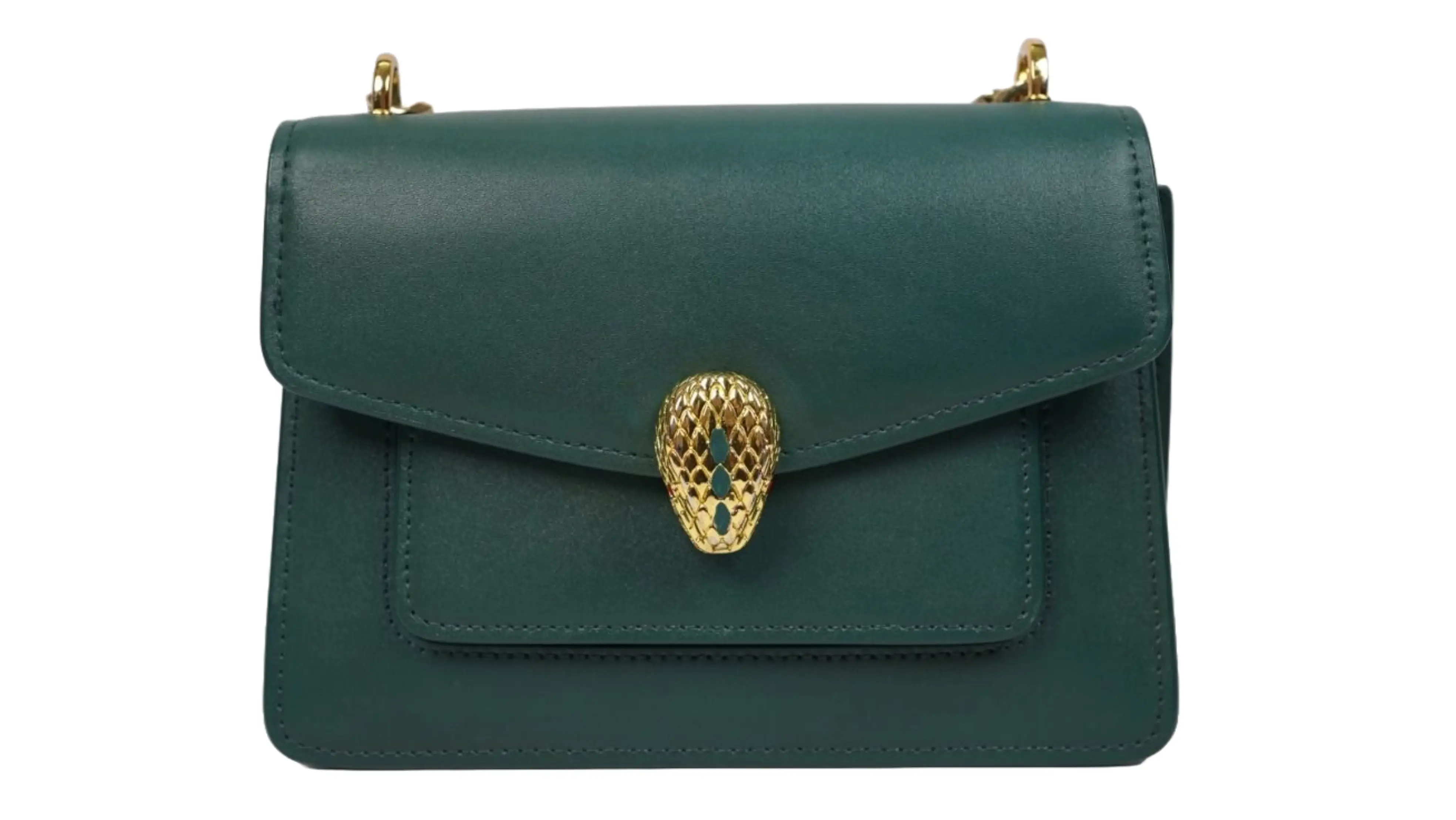 Before Bvlgari sling bag colour customisation showing faded and uneven finish