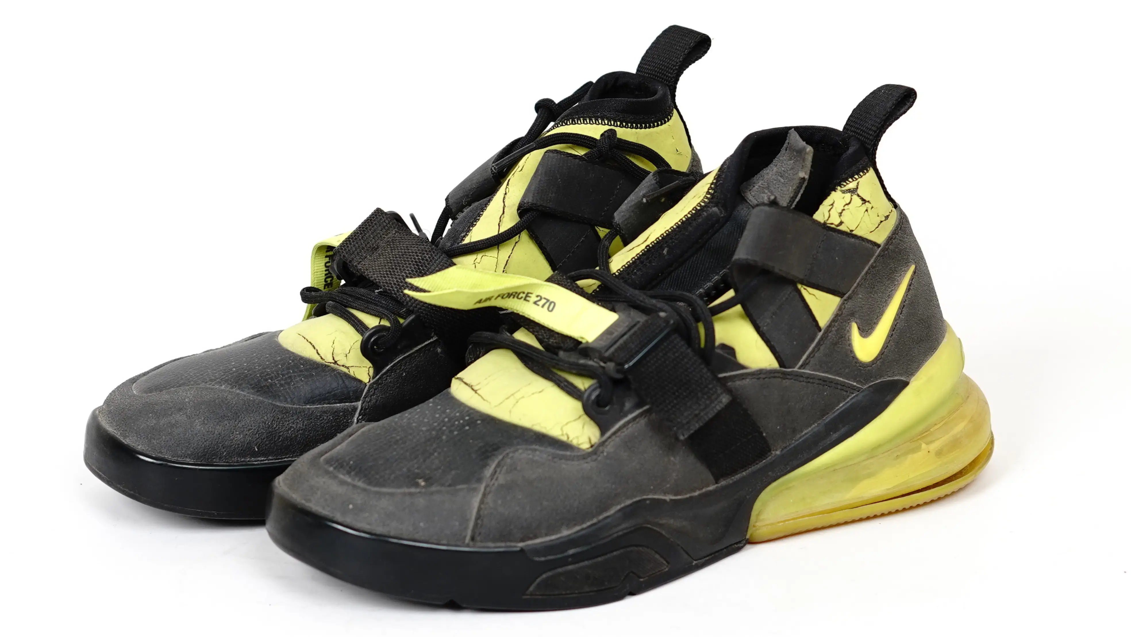 After Nike Air Force genuine leather conversion and colour restoration with renewed finish